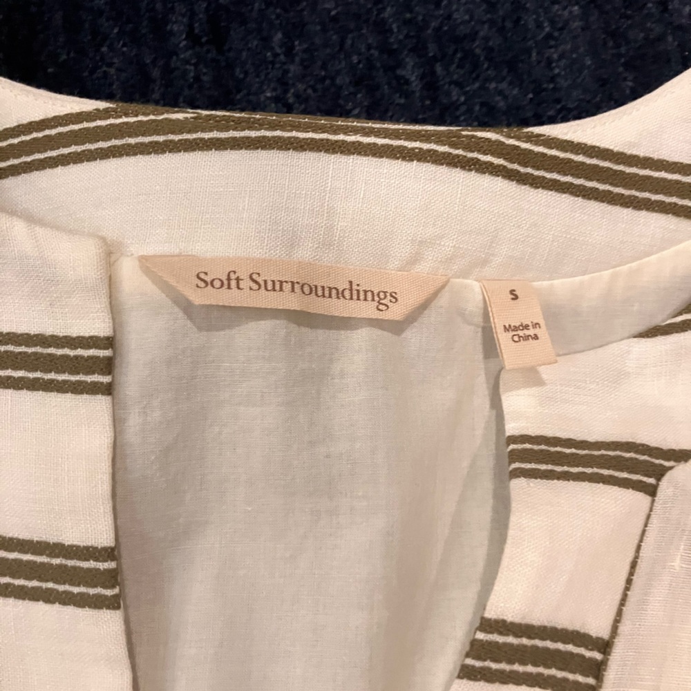 Soft Surroundings, striped mini dress - Picture 9 of 11